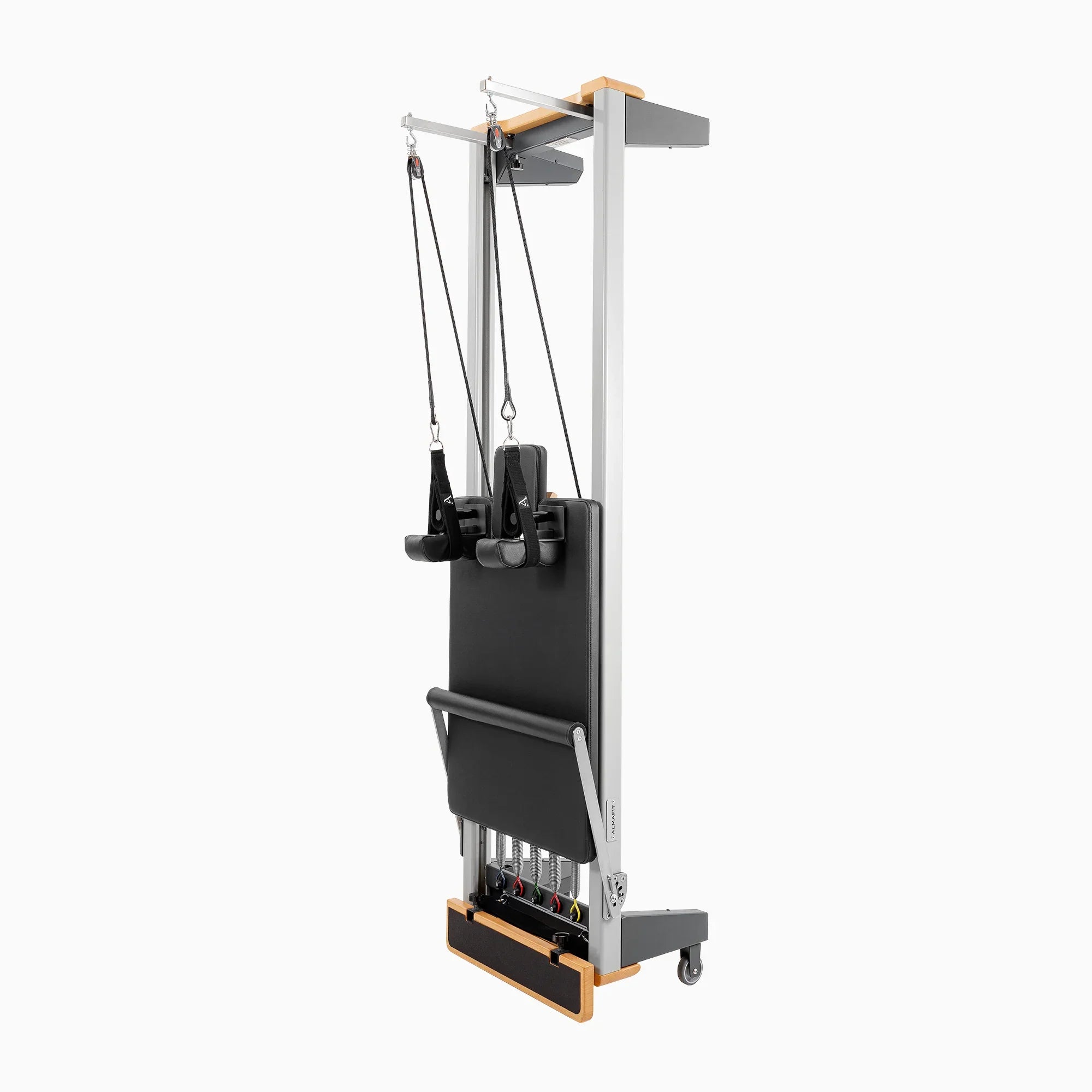 Almafit Aion Pilates Reformer vertical storage