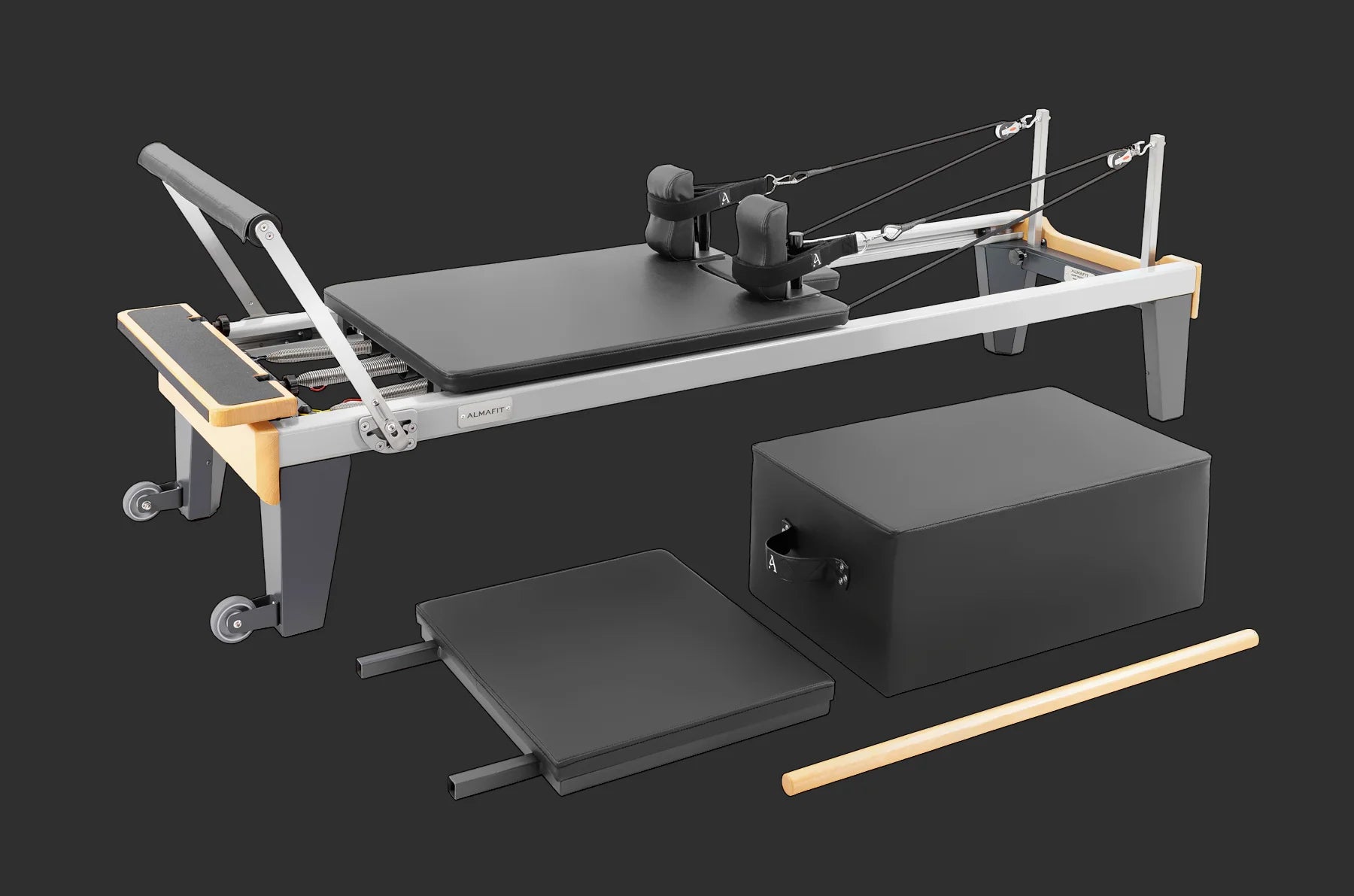 Almafit Aion Pilates Reformer with all accessories
