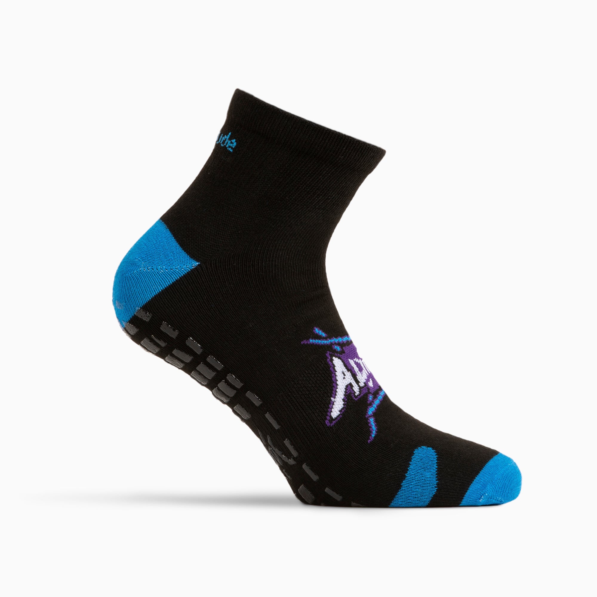 Blue-Black Altitude Trampoline Socks