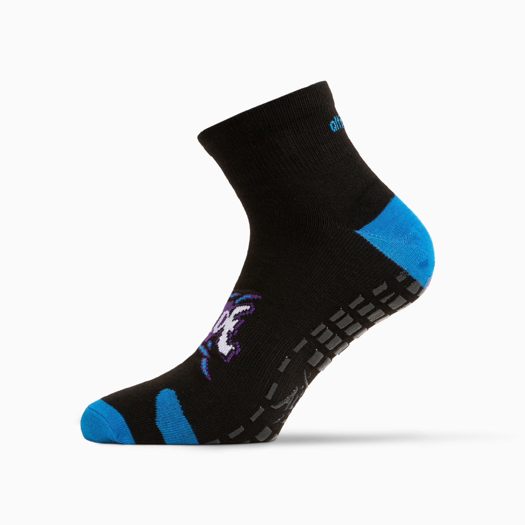 Blue-Black Altitude Trampoline Socks